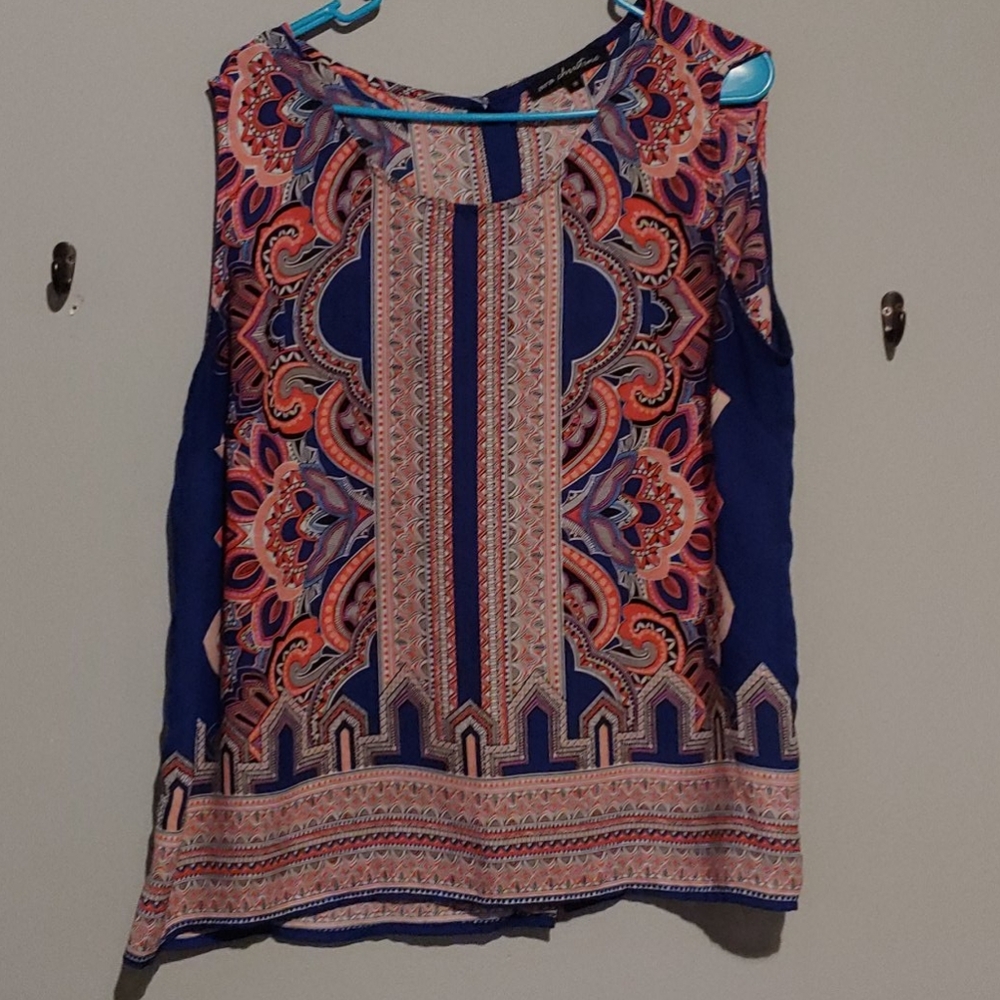 Sleeveless Ava Christine Brand Blouse